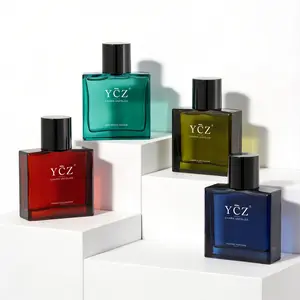 YCZ 4PC Men Cologne Collection | Crimson Oud, Amber Glow, Jade Breeze All-in-One Long Lasting Perfume Set for Daily, Dating & Outdoor Use|Father’s Day Gift