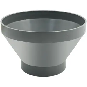 8" to 4" Duct Reducer Connectors for Ventilation Systems, Heating, Cooling, Ventilation Duct Fire Booster Adapter Fittings (φ200-φ110), Grey