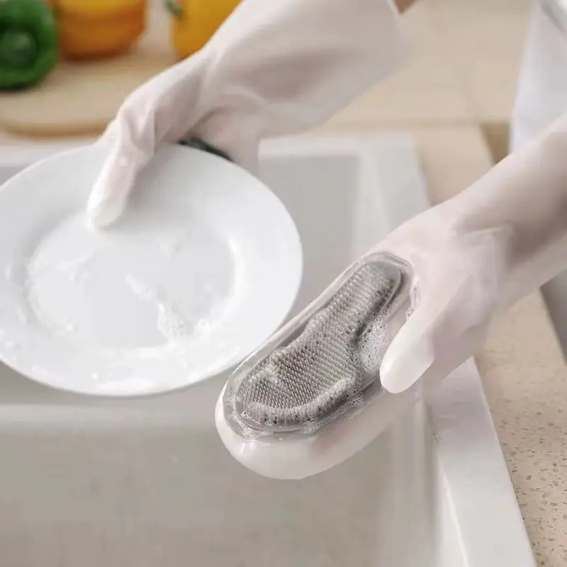 Multi-Purpose Gloves for Kitchen Tasks - Ideal for Dishwashing, Vegetable Cleaning, Hot Pot Handling, Stove & Counter Top Cleaning - Easy to Wash and Dry - Germs-Resistant