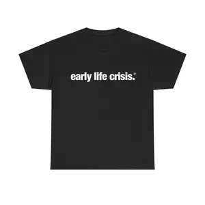 Nettspend Early Life Crisis Osamason Tour Merch T-Shirts Tees Black Retro Music Fan Gift, Hip Hop Apparel Merch vintage 90s Fashion Top