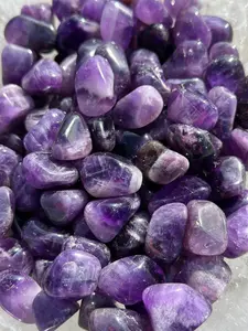 Amethyst Tumbled Stone - Polished Amethyst Crystal from Zambia