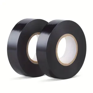 2/4/6 pieces of electrical tape, flame retardant indoor and outdoor high-temperature resistant high-quality black waterproof tape, suitable for electricians and contractors