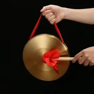 Professional Tunable Handmade Copper Gong, Meditation Sound Therapy Instrument, Traditional Chinese Wind Chime, Yoga Bell Set, Feng Shui Decor, Home Decoration, Handmade Ornament