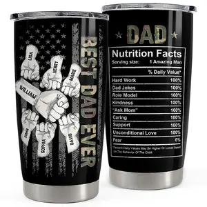 Personalized Portrait Tumbler, Custom Tumbler For Dad, Custom Photo Engraving effect, Birthday Gifts, Christmas Gifts, Thank You Gifts