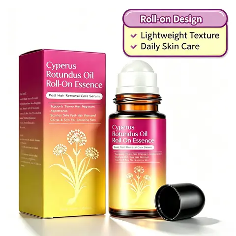 Cyperus Rotundus Oil Hair Remover (60g) - Natural Tea Tree Body & Massage Care Product for Hair Removal, Soothes Skin, Minimizes Pores, Reduces Unwanted Growth, Boosts Smoothness for All Skin Types, Cyperus Rotundus Oil Hair Removal