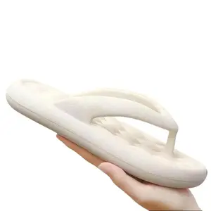 Women's Thick Sole Flip Flops, Soft Cushioned Lightweight EVA Summer Sandals