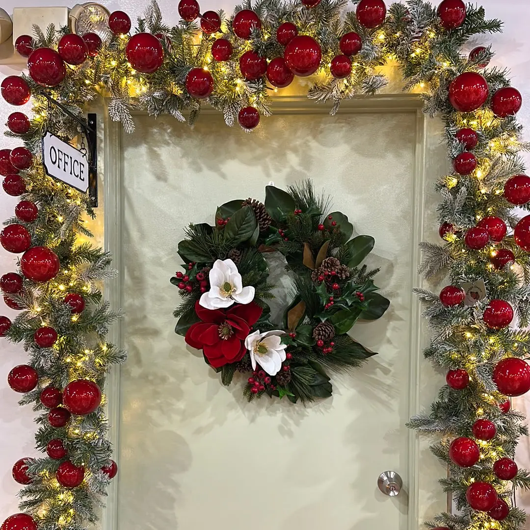 Frosted Christmas Garland