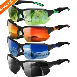 4-Pack Polarized Sunglasses for Men and Women, UV400 Protection, Lightweight Half Frame or Rimless Outdoor Eyewear LED Glowing Pumpkin Skull Party Rings The Way of Water Cosplay Bodysuit