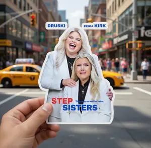 (Set of 2,3,5 pcs) Step Sisters Sticker, Funny Sticker, Laptop Water Bottle Decal