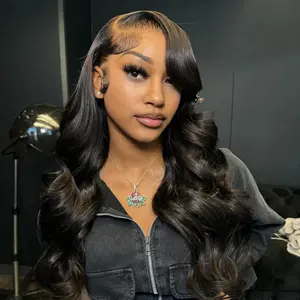 Bling Hair Body Wave 13x6 Hd Lace Frontal Wig 100% Real Hair 12-30Inch Wet And Wavy 13x4/6 Drawstring Wigs 180% Density Sale Clearance