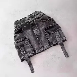 Women's Short Skirt Plus Inner Wear Anti-light Retro Goth Black Mini Skiing