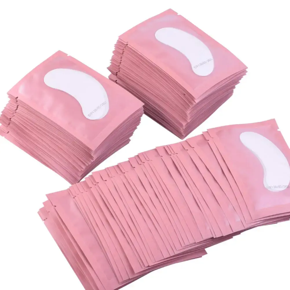 100Pairs Eye Patches Eyelash Extension Under Eyelashes Fake Lashes Stickers Lash Extension Supplies Patches For Building Eyelid Makeup Tool
