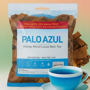 VIRAL Palo Azul Herbal Tea | Kidneywood (Blue Stick) Te Herbal | | Wildcrafted Kidney Wood Tea | All Natural Tea, non-GMO. Imported from Mexico