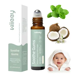Mamas Teether Teething Roller, All-Natural Baby Teething Oil Roller for Gentle Relief