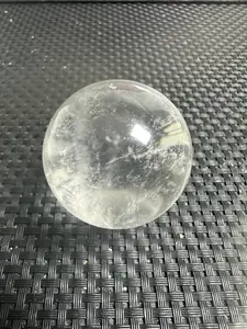 40mm High-Quality Quartz Crystal Sphere, Natural Semi-Finished Jewelry Accessory for Crafting