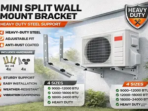 Foldable Mounting Bracket for Mini Split Condensing Unit for 9000-12000 BTU