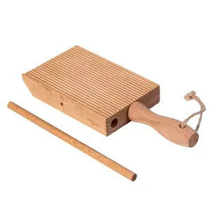 Natural Gnocchi Boards Paddle - Beechwood Quick Gnocchi Stripper and Paddle Easily Create Authentic Homemade Pasta and Butter Without Sticking Kitchen Tools Traditional