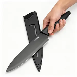 An excellent stainless steel kitchen knife, multifunctional chef's knife, bone cleaver, professional slicing knife and ergonomic handle design. This knife will make your kitchen time simpler and more enjoyable. It is a surprising gift.