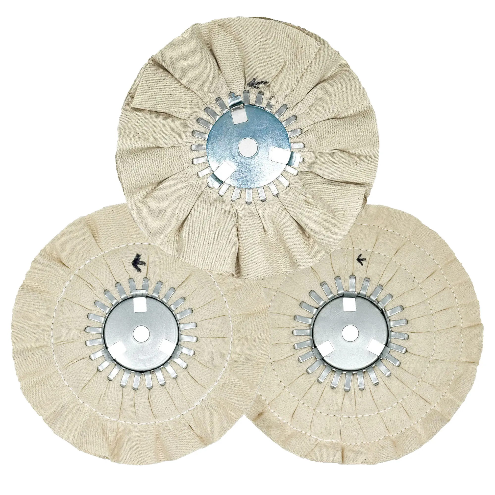 Renegade Products 10" Mid-Range Airway Buffing Wheel – Versatile Cotton Polishing Wheel for Coloring & Intermediate Metal Finishing