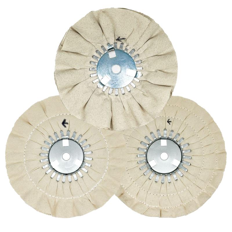 Renegade Products 10" Mid-Range Airway Buffing Wheel – Versatile Cotton Polishing Wheel for Coloring & Intermediate Metal Finishing