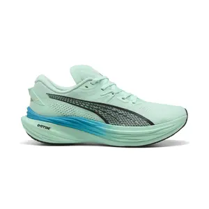 PUMA Mens Deviate Nitro 3 Running Sneakers Shoes - Green