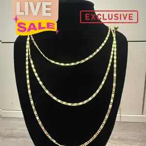 Live Sales *Exclusive* Gold-Tone Chain Necklace for everyone - Stylish and Durable Jewelry