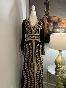 Jumana Kuftan - Embroidered Women's Caftan - Ceremonial, Traditional, Arabic Eid Dress - Perfect for Ramadan, Gifts for Her, Eid