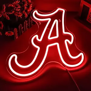 College neon sign, college football team light sign for room decoration, sports neon, college student dormitory decoration, football fan graduate room decoration