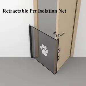 Easy To Install Pet Doors, Dog and Cat Staircase Isolation Doors, Automatic Retractable Safety Barriers for Dogs and Cats, Indoor Staircase Protection Doors, Door and Window Isolation Barriers