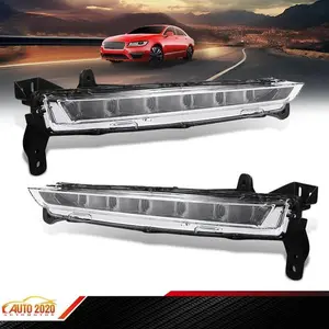 Fits 2017-2020 Lincoln MKZ LED Fog Lights Fog Lamps w/Bulb Pair Left Right