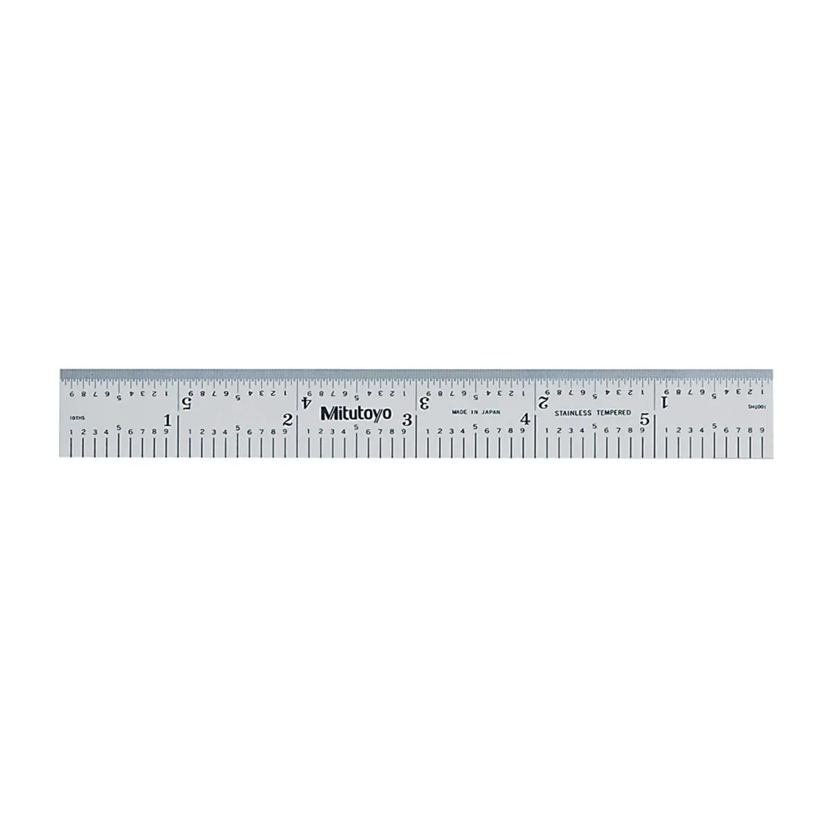 Mitutoyo 182-107 Steel Rule, Dependable Great Quality Measuring Tool, 6 in. x 150 mm Size, 0.1s-50s Scale