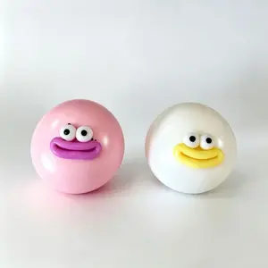 Big Eye Cute Moldable Mantou Squishy - Realistic Fluid Stress Relief Fidget Toy for Kids Adults, Soft Squeeze Holiday Gift, Moldable Fidget