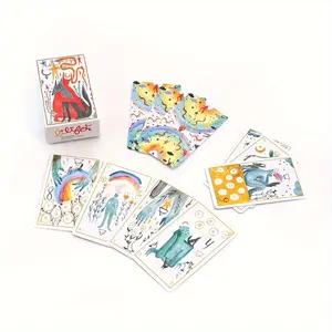 Lucifer Tarot Cards, Lilifer Tarot Hand-Drawn Dark Art Oracle Deck, Unique Minor Arcana Reading Tool, Mystical Design, Tarot Card Game, Tarot Card Decks