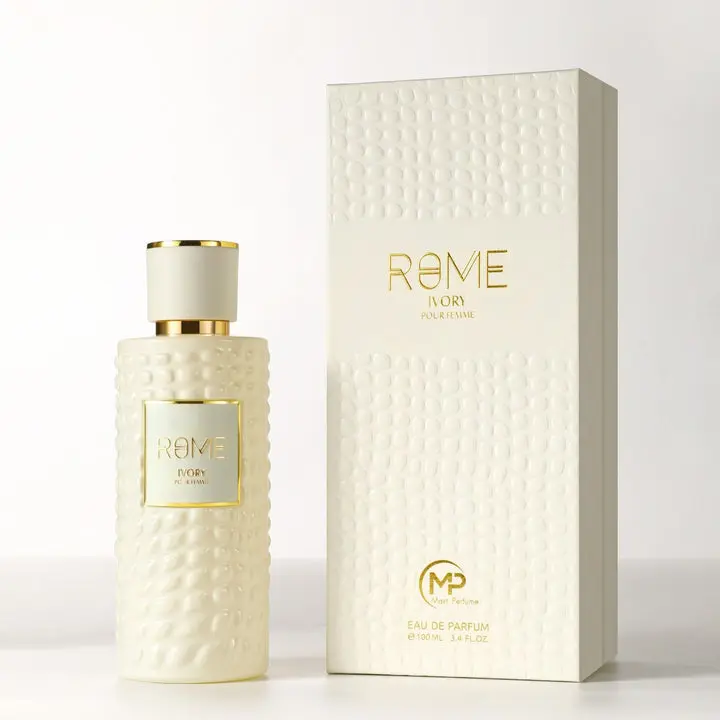 BHARARA Rome Ivory Eau de Parfum for Women, Elegant & Long-Lasting Signature Scent with Floral, Citrus, and Woody Musk Notes, 3.4 oz, Perfumes, Women's Fragrance, Adults, 3.4 Fl Oz, Daily Scented Perfume, Edp Fragranced Perfume