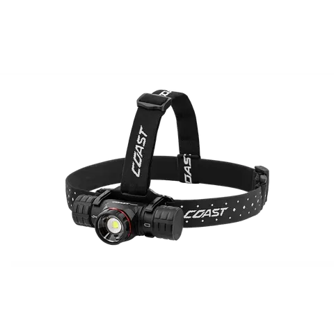 COAST® XPH34R 2075 Lumen USB-C Rechargeable-Dual Power LED Headlamp with PURE Beam® Twist Focus™ and Magnetic Base, High Powered Headlamp 