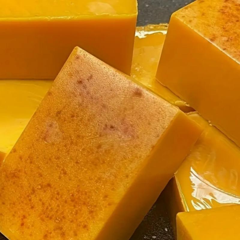 Lemon Turmeric 3pcs Kojic Acid Soap - Gentle Dark Spot Remover for Face Acne Cleanser Cream Cleansing turmeric soap Face Facial Skincare Radiant Comfort Handmade Turmeric Soap Travel Soap Bar  Natural skincare ingredients do not stain