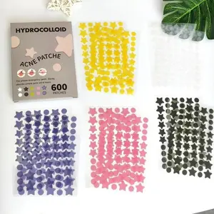 Water Gel Acne Invisible Coverage Patch Box, Creative Star Shape Pimple Patch, Lightweight Breathable Skin Care, Waterproof Sweatproof