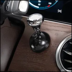 Yitap One-Button Start Lever, Metal Ball Decorative Sticker, Decal for Cars, Car Button Key Protection Cover, No Damage Installation, Car Interior Decoration