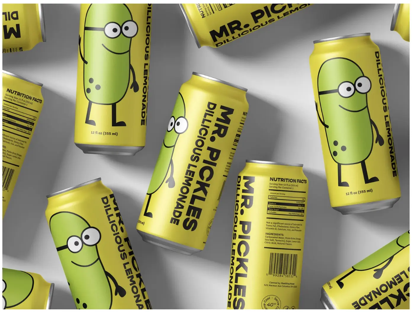 Mr. Pickles Dillicious Lemonade 12 fl oz Beverage