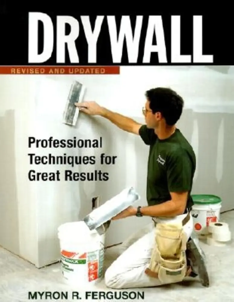 Used Paperback Book - Drywall: Hanging and Taping (4th Edition Revised Version, Fine Homebuilding Bound-In DVD Workshop) - Professional Techniques for Great Results by Myron R. Ferguson, Easy-To-Use Format, New Tools and Materials, English, Tutorial, Like