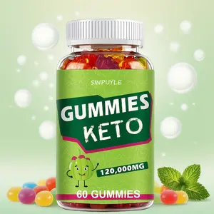 Apple cider vinegar gummy candies - Containing vitamin B12 and folic acid | Gluten-free, vegan, natural | 60 gummy candies Healthcare Dietary