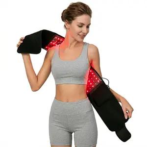 Red Light Therapy Belt, Infrared Light Therapy Wrap Red Light Therapy Device for Body with Timer for Back Shoulder Waist Muscle Pain Relief for Gift Women Men Gift