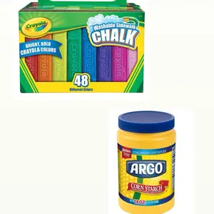 Crayola 48 piece Chalk & CornStarch Bundle