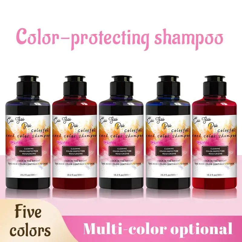 Comb-Type Color Depositing Hair Dye Shampoo - Plant Extract-Infused Haircare Cleanser for Color Correction, Retention, Targeted Repair, Color Depositing Shampoo campingessentials Coloring Shampoo Conditioner