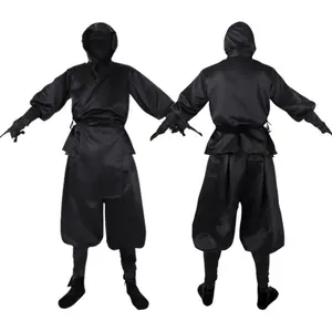 Halloween performance costume Japanese men's black ninja cosplay suit cos stage event performance costume