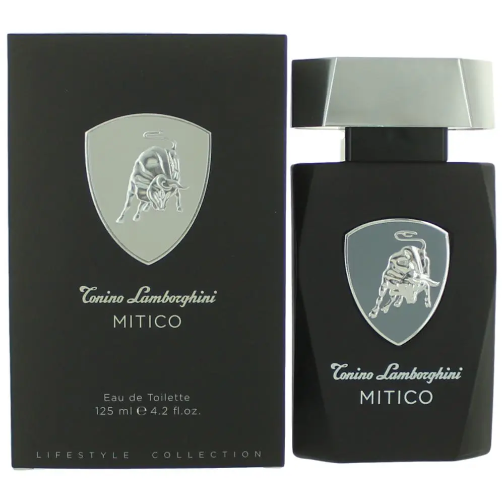 Mitico by Tonino Lamborghini, 4.2 oz EDT Spray for Men, Spray Bottle, Vanilla Musks, Fruity, Floral