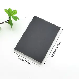 A6 Simple Notebook, Portable Notebook, 125 Sheets/250 Pages, Thick Inner Pages, Blank, Lined, Grid Paper, Student Record Book, Meeting Notes, Office Stationery Supplies, Notebook Journal, Travel Diary Notebook