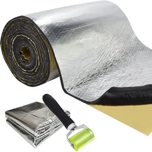 80''x 40'' 21.5 Sqft Car Sound Deadening Mat, Summervibes, 10mm Noise Insulation and Vibration Dampening Material,Foam Deadening Insulation for Car Repair, Summer Essentials for Car Auto Exhaust Muffler Hood Fender Door Engine Cover