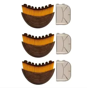 3PCS Facial lymphatic contour brush, used for shaping the jawline and chin, dry massage tool, promotes lymphatic drainage and alleviates facial fatigue, precisely fits the skin