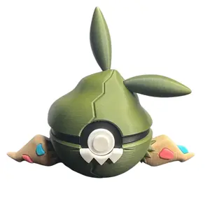 Trubbish Poke Ball - Inspired 3D Printed Collectible
